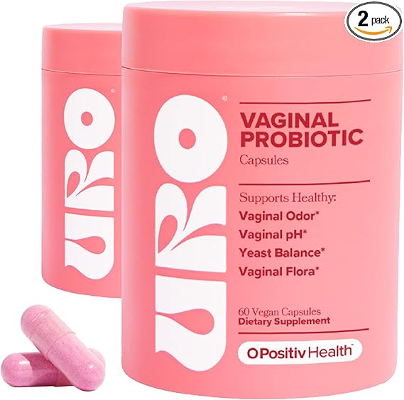 URO Women  Probiotics Capsules for Women pH Balance with Prebiotics & Lactobacillus Probiotic Blend