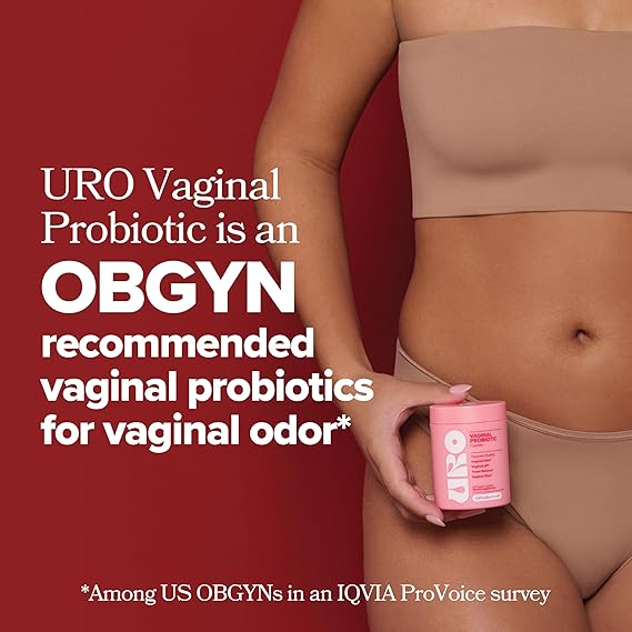 URO Women  Probiotics Capsules for Women pH Balance with Prebiotics & Lactobacillus Probiotic Blend
