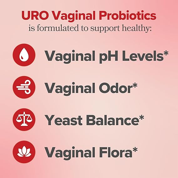 URO Women  Probiotics Capsules for Women pH Balance with Prebiotics & Lactobacillus Probiotic Blend